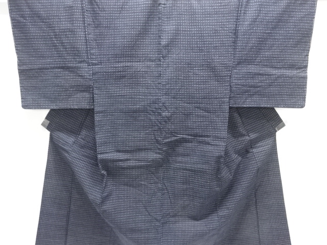 JAPANESE KIMONO / ANTIQUE MENS KIMONO / COTTON / KURUME KASURI / SHOSEI KASURI